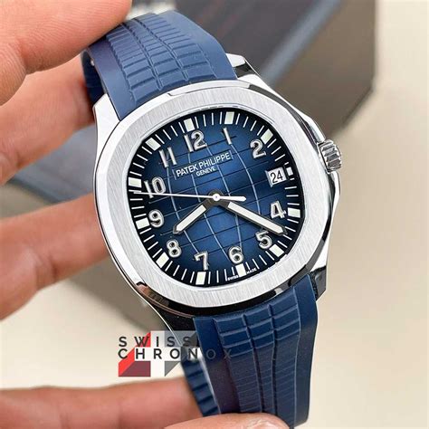 patek philippe blue strap|Patek Philippe waterproof watch.